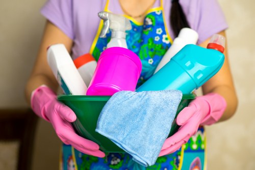 Professional office cleaning in Balham reception area