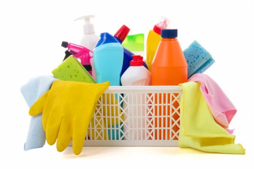Professional Balham cleaners beginning a thorough home cleaning service