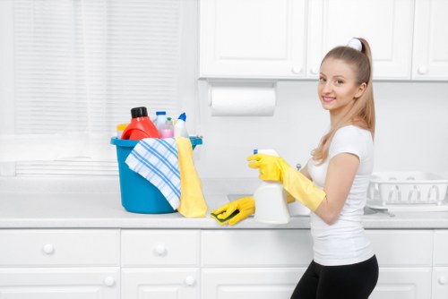Reviewing a cleaning complaint with service notes and records