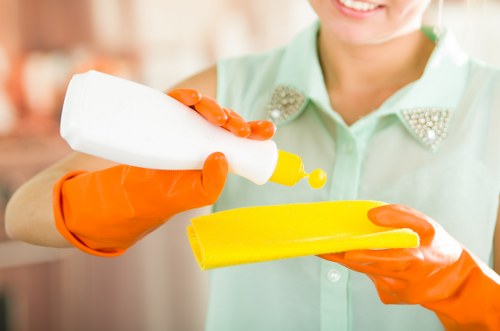 Deep carpet cleaning equipment used by a Balham cleaner