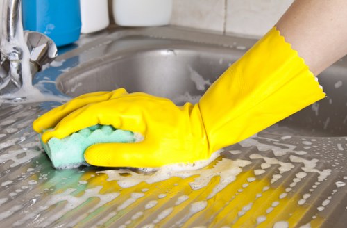 Cleaning team confirming a scheduled appointment and service details
